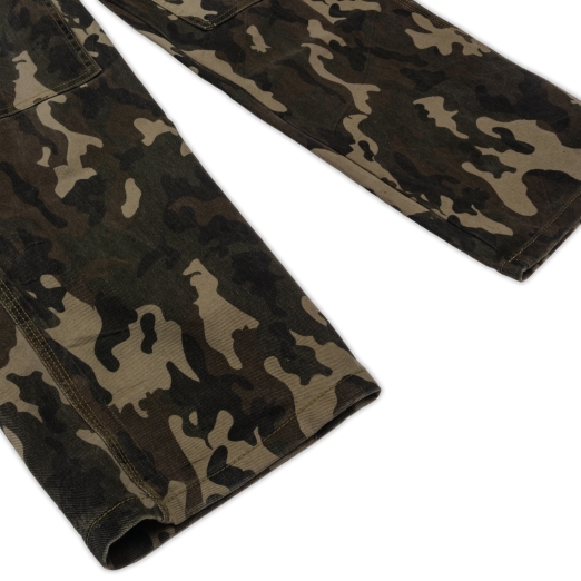 DOUBLE KNEES PANTS IN CAMO