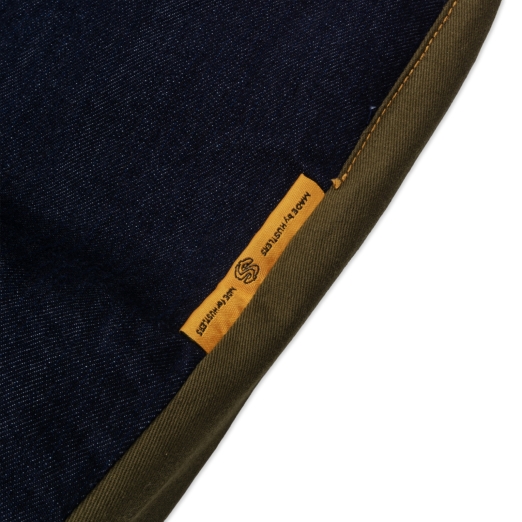 FLARE JEANS MIXED CARGO PANTS