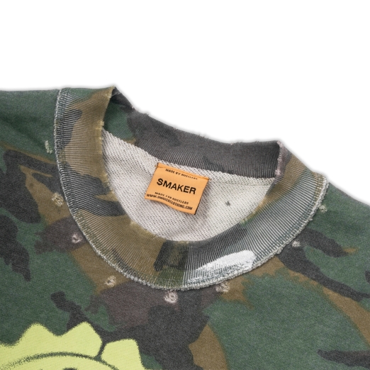WINGS CAMO WASHED TEE