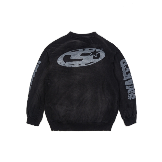 ADDICTED WASHED SWEATER IN BLACK