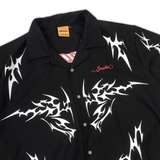 TRIBAL DRAGON SHIRT IN BLACK