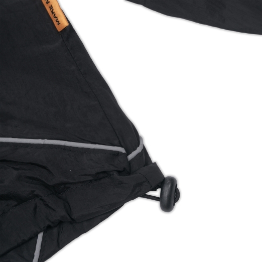 $MAKER NYLON TRACKSUIT JACKET IN BLACK