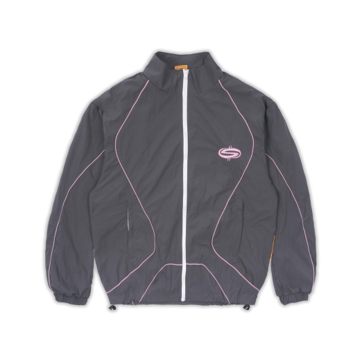 $MAKER NYLON TRACKSUIT JACKET IN GREY
