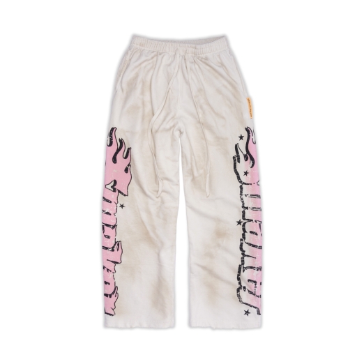 WORLDWIDE WASHED PANTS IN CREAM