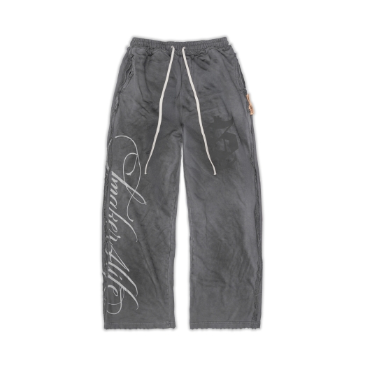 $MAKER4LIFE WASHED PANTS IN GREY