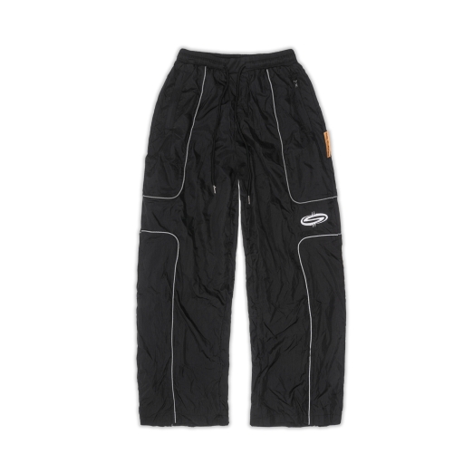$MAKER NYLON TRACKSUIT PANTS IN BLACK