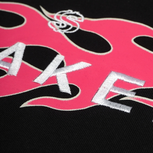 SMAKER PINK TRIBAL FLAME IN BLACK