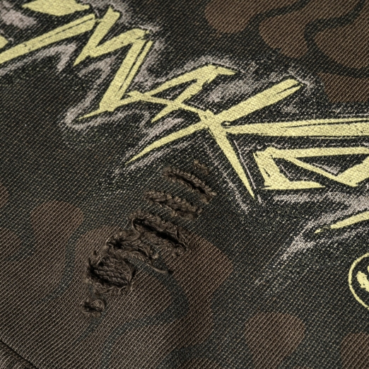 VINTAGE SMAKER WASHED HOODIE IN BROWN