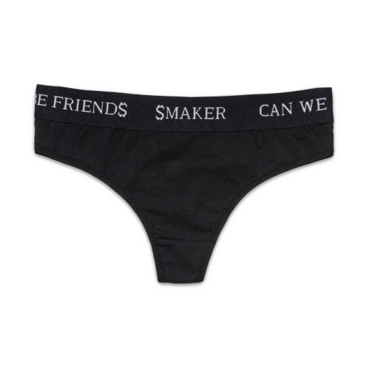 SMAKER WOMEN UNDERWEARS SET IN BLACK 