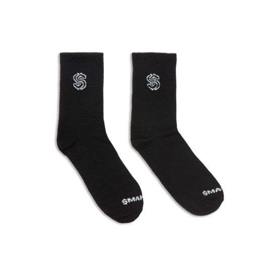 LOGO SOCKS IN BLACK VER.2 (3 ĐÔI)