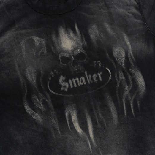 $OE WASHED TEE IN BLACK