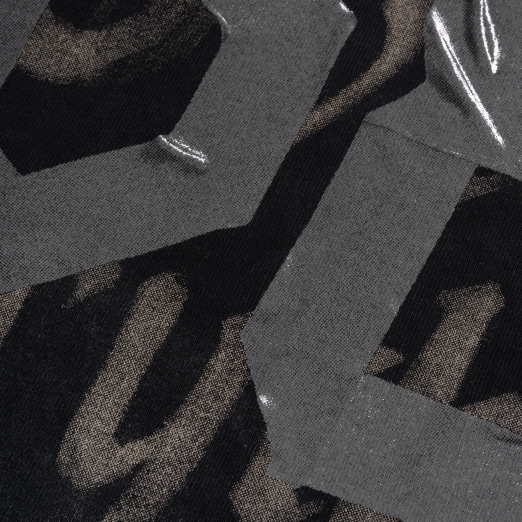 $OE WASHED TEE IN BLACK