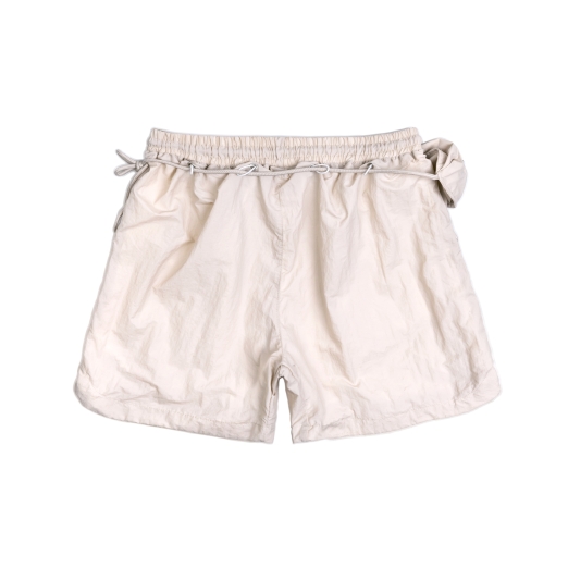 SHORT NYLON EXTRA POCKET IN CREAM