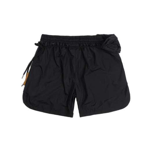 SHORT NYLON EXTRA POCKET IN BLACK 