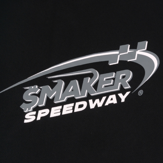 $MAKER SPEEDWAY SOCCER JERSEY IN BLACK/GREY