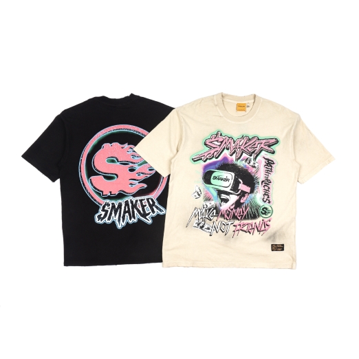 PATH TO RICHES WASHED TEE IN BLACK