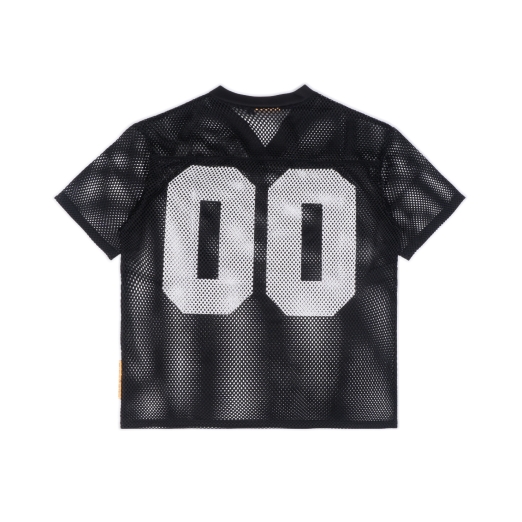 PROPERTY MESH BOXY TEE IN BLACK