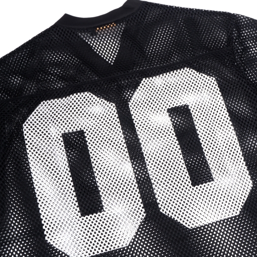 PROPERTY MESH BOXY TEE IN BLACK