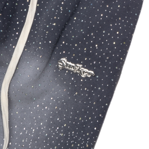 ICED OUT WASHED SWEAT PANTS IN GREY