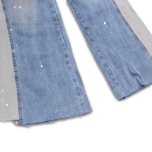 SWEAT PANTS MIX JEANS