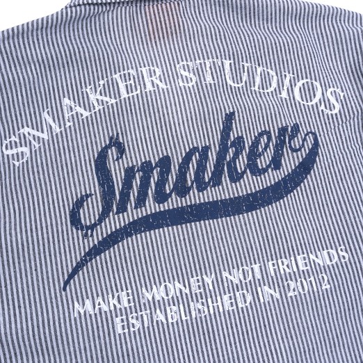 HUSTLER AUTOGARAGE STRIPE SHIRT