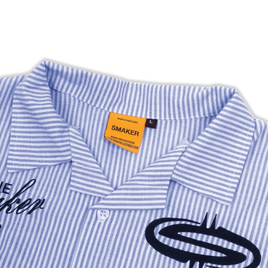 IN SHAWTY WE DONT STRIPE SHIRT IN BLUE