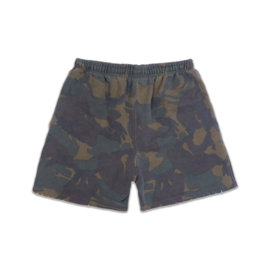 BIG LOGO SWEAT SHORTS IN CAMO