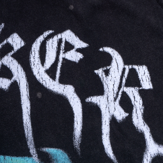 FLAME $MAKER WASHED TEE IN BLACK