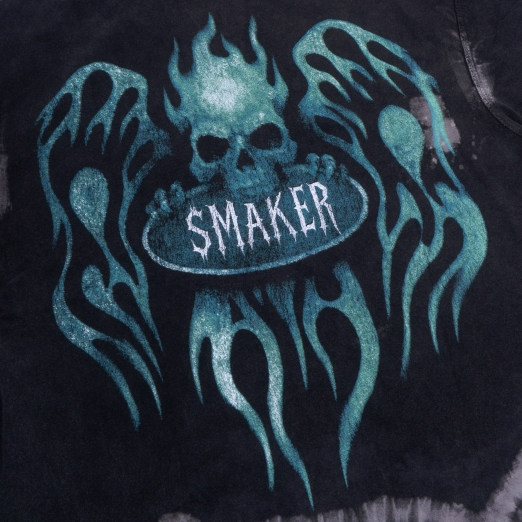 FLAME $MAKER WASHED TEE IN BLACK