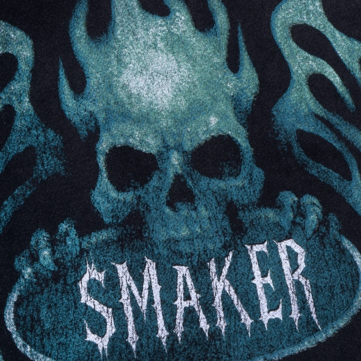 FLAME $MAKER WASHED TEE IN BLACK