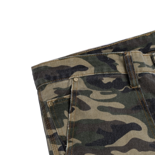 CAMO DOUBLE KNEES PANTS