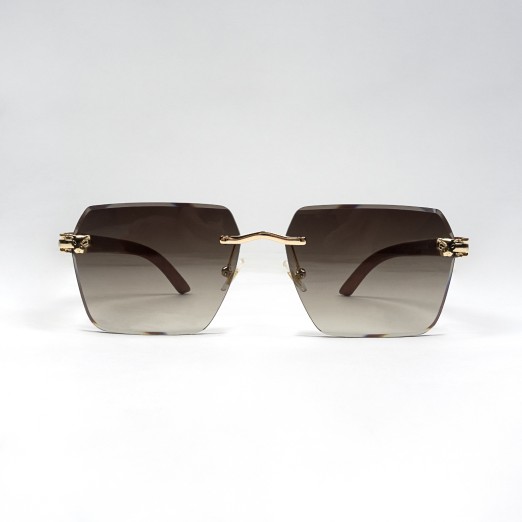 CHEETAH SUNGLASSES IN BROWN