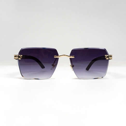 CHEETAH SUNGLASSES IN DARK PURPLE