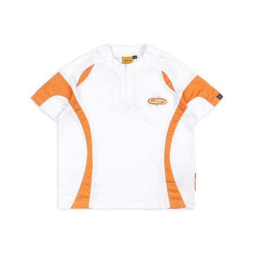 MESH SPORT TEE IN WHITE