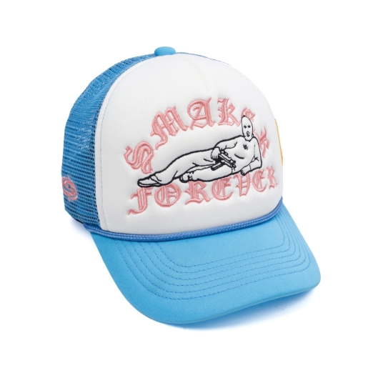 SMAKER FOREVER TRUCK HAT IN BLUE
