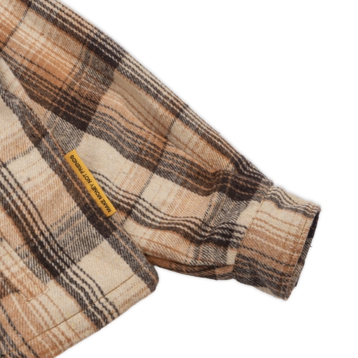 CHECKERED JACKET IN BROWN 