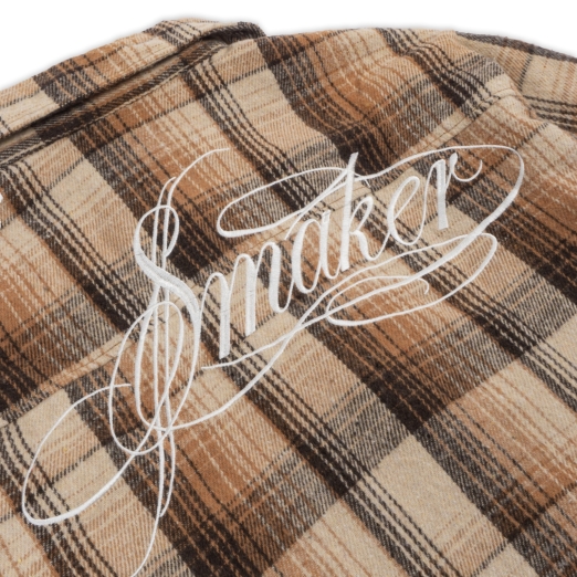 CHECKERED JACKET IN BROWN 