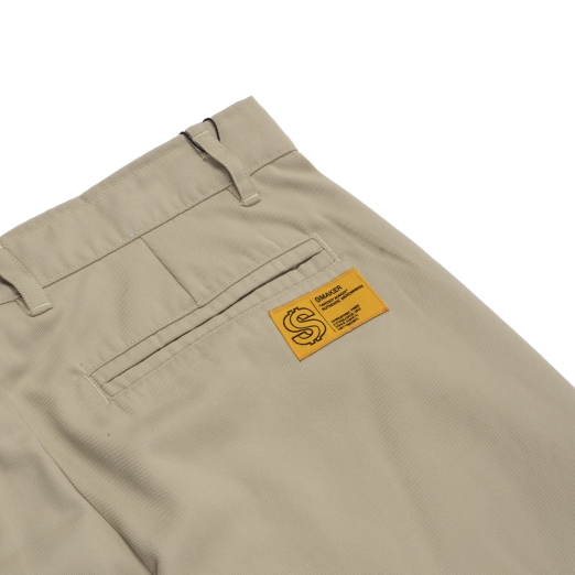 SPLIT HEM TROUSERS IN TAN