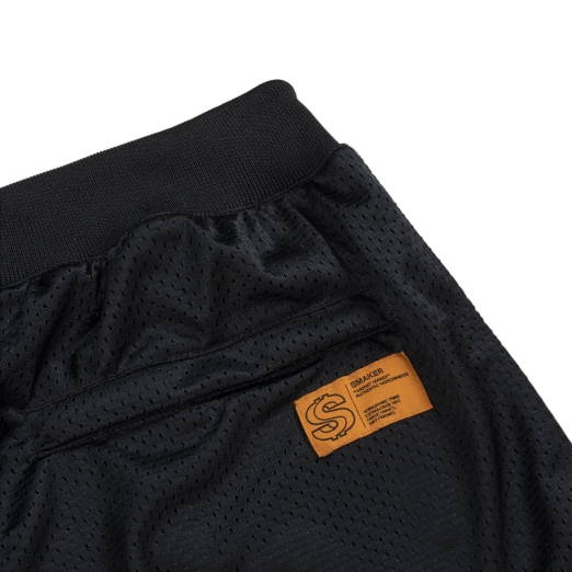 LOGO MESH SHORT IN BLACK