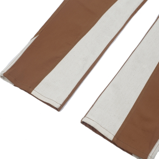 STRIPES KHAKI PANTS IN BROWN