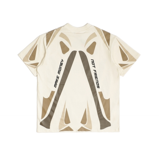 RACING TEE IN TAN