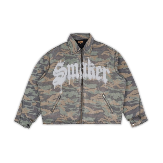 WORKWEAR WASHED JACKET IN CAMO