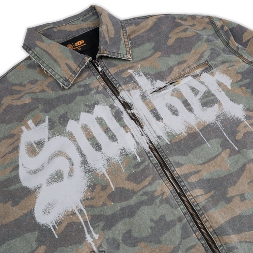 WORKWEAR WASHED JACKET IN CAMO