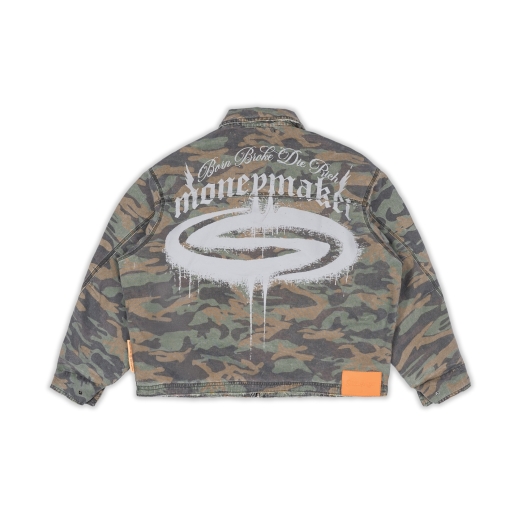 WORKWEAR WASHED JACKET IN CAMO