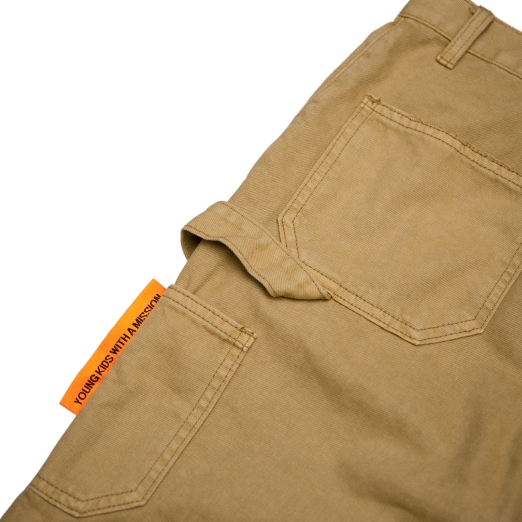 $MAKER x SWE CARGO FLARE PANTS IN BROWN