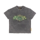 TRIBAL LOGO WASHED TEE IN GREY