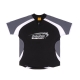 $MAKER SPEEDWAY SOCCER JERSEY IN BLACK/GREY