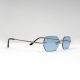 ELLIPSE SUNGLASSES IN LIGHT BLUE