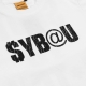 $YBAU TEE IN WHITE
