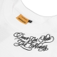DON’T GET MAD EMBROIDERY TEE IN WHITE